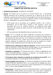 Comunicado CTA MALAGA